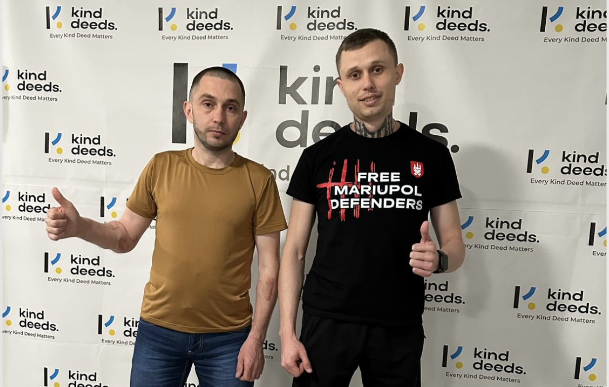 Two New Ukrainian Heroes Begin Their Journey to Recovery with Kind Deeds