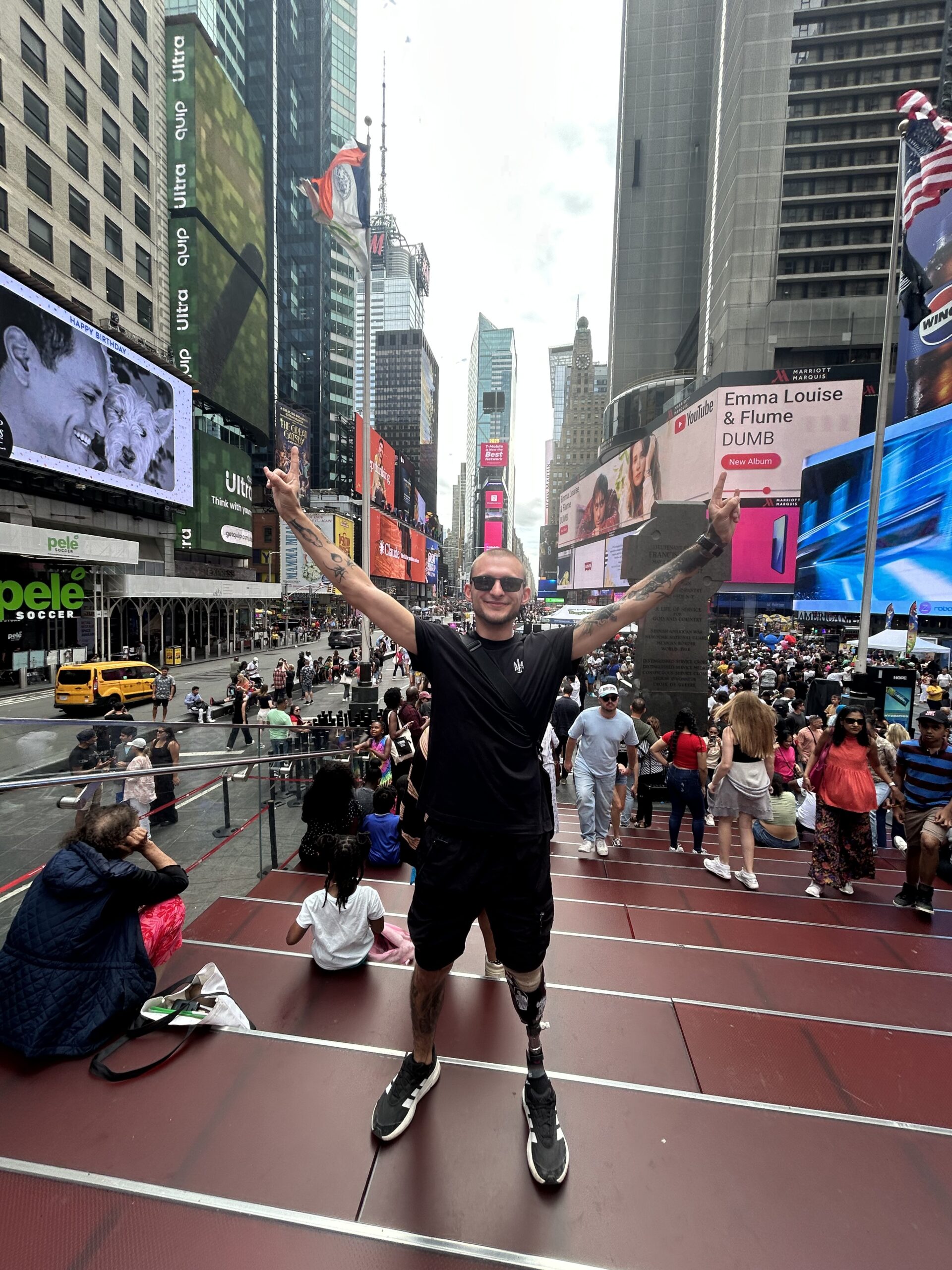 Danylo Dobrov Arrived in New York for Prosthetic Care